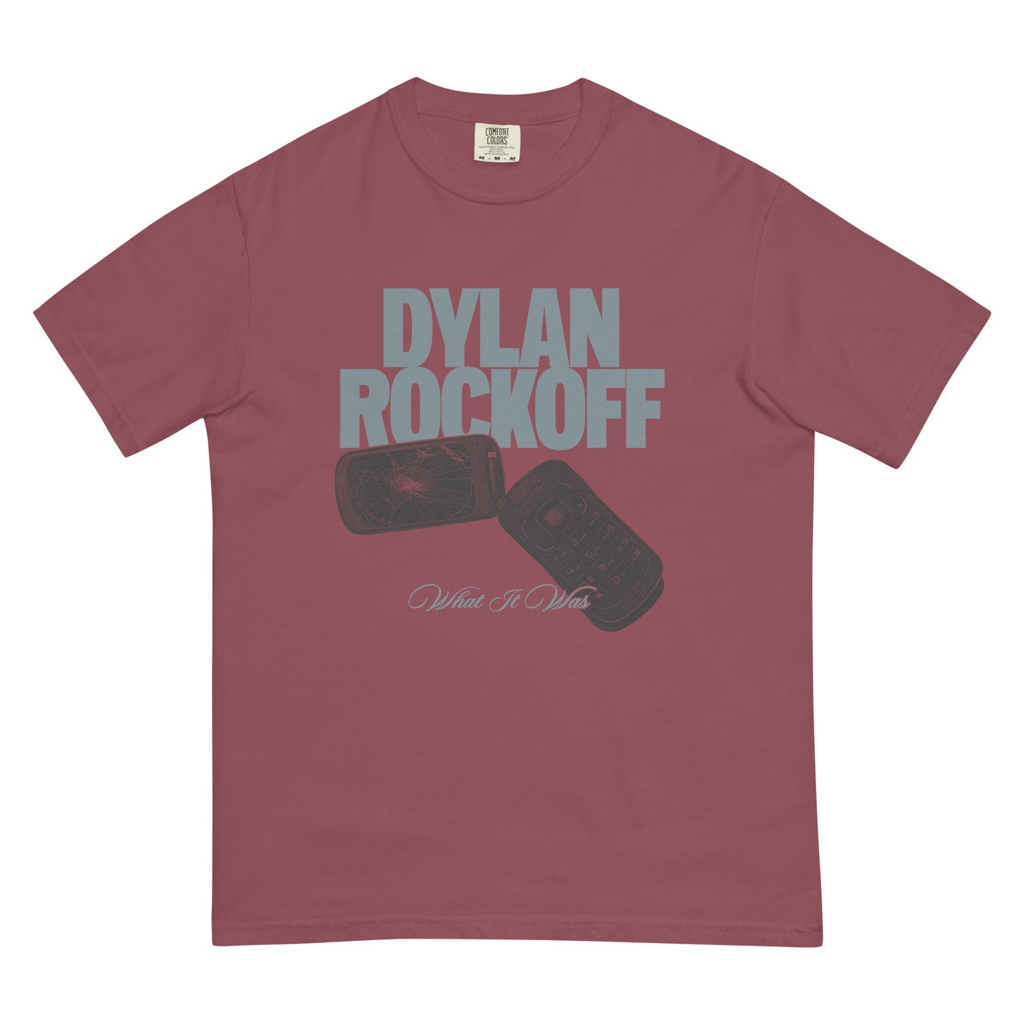 What It Was Blue Text Tee