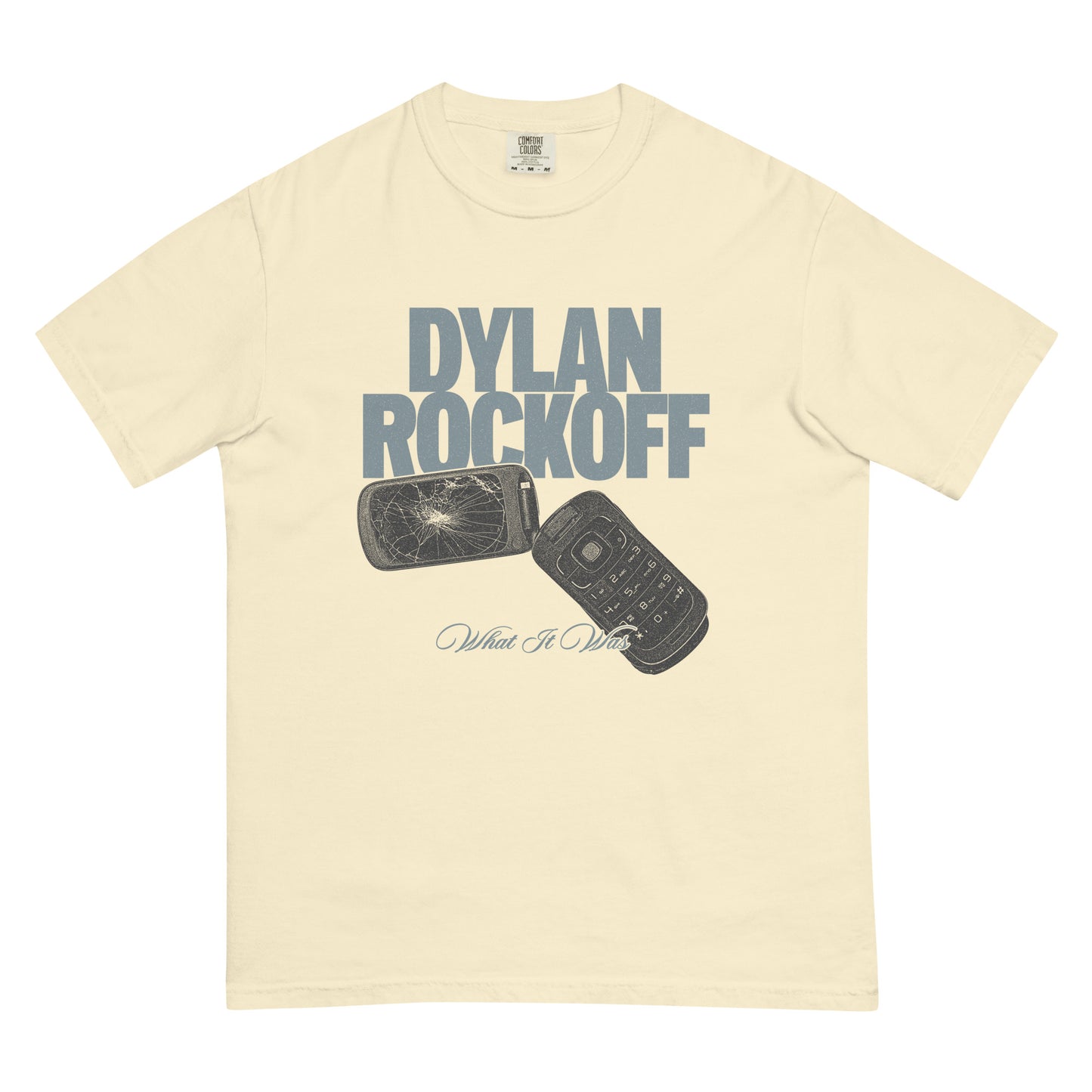 What It Was Blue Text Tee