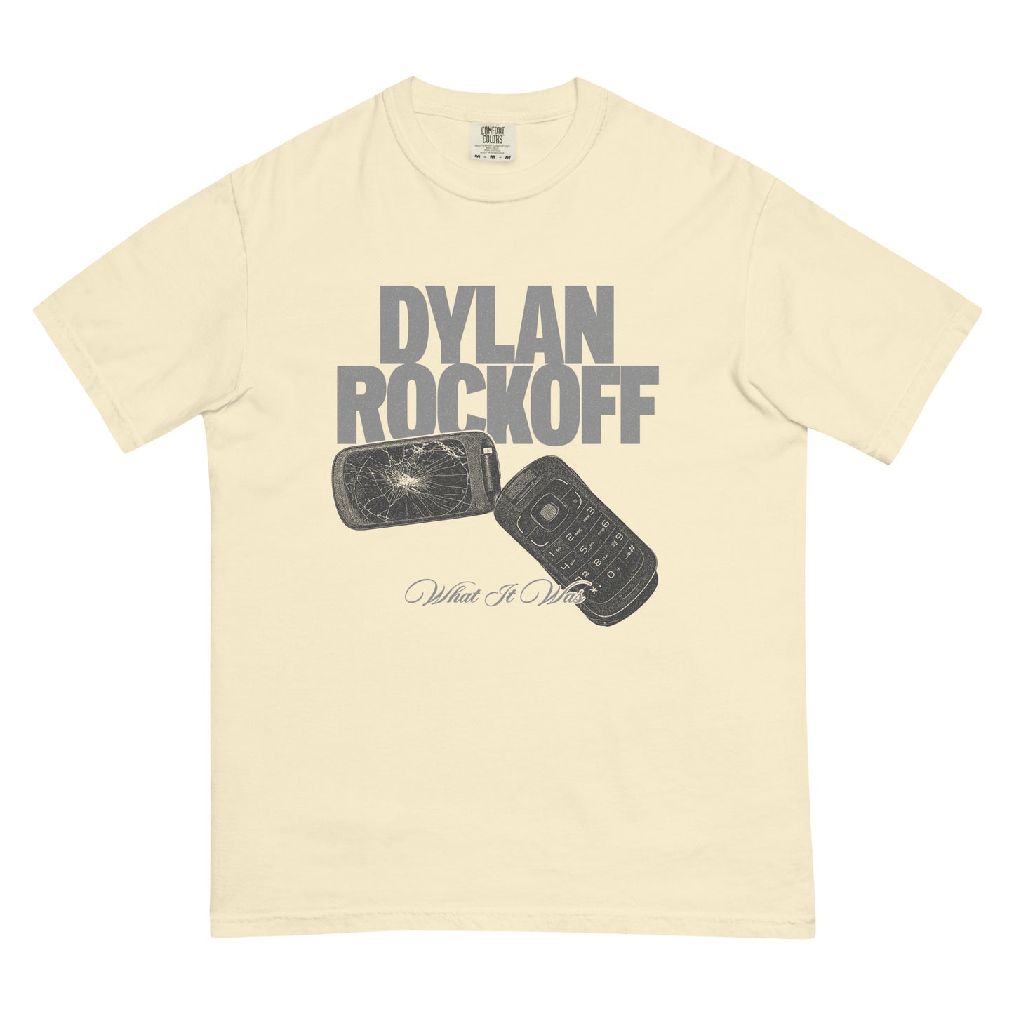What It Was Grey Text Tee