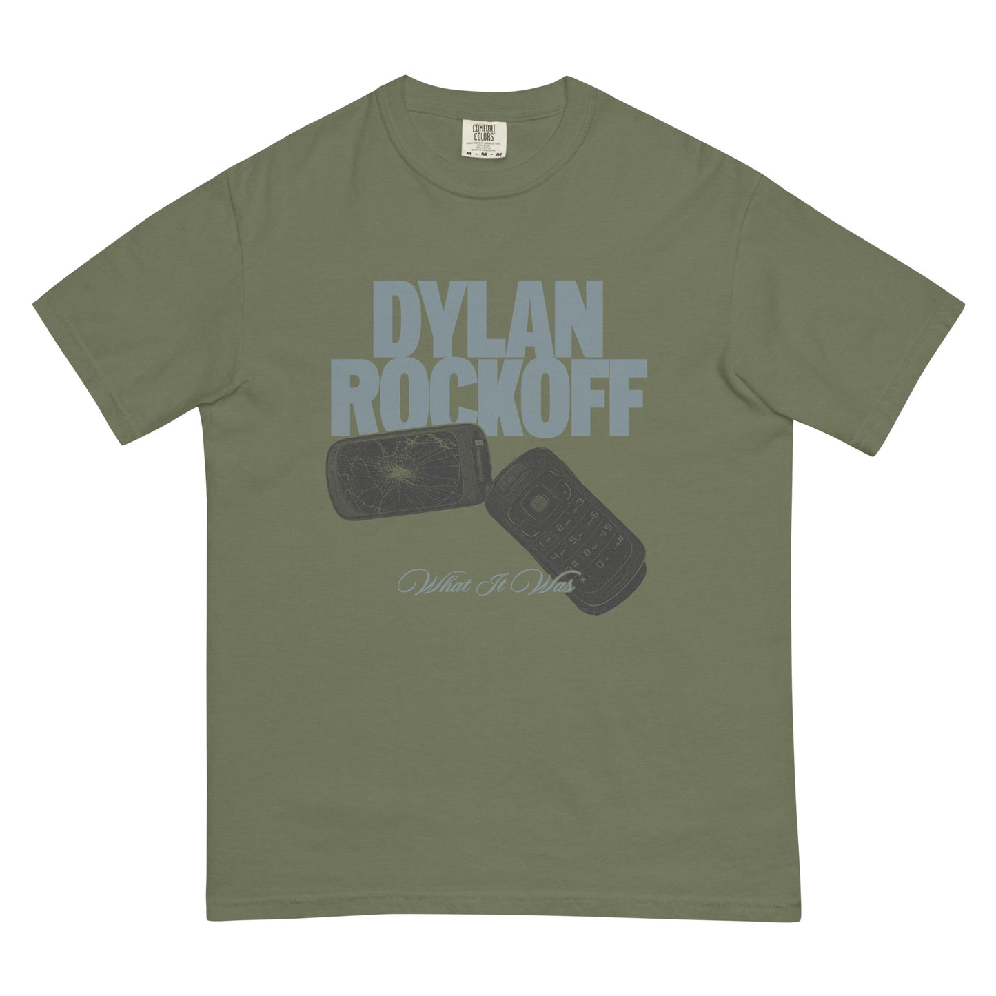 What It Was Blue Text Tee