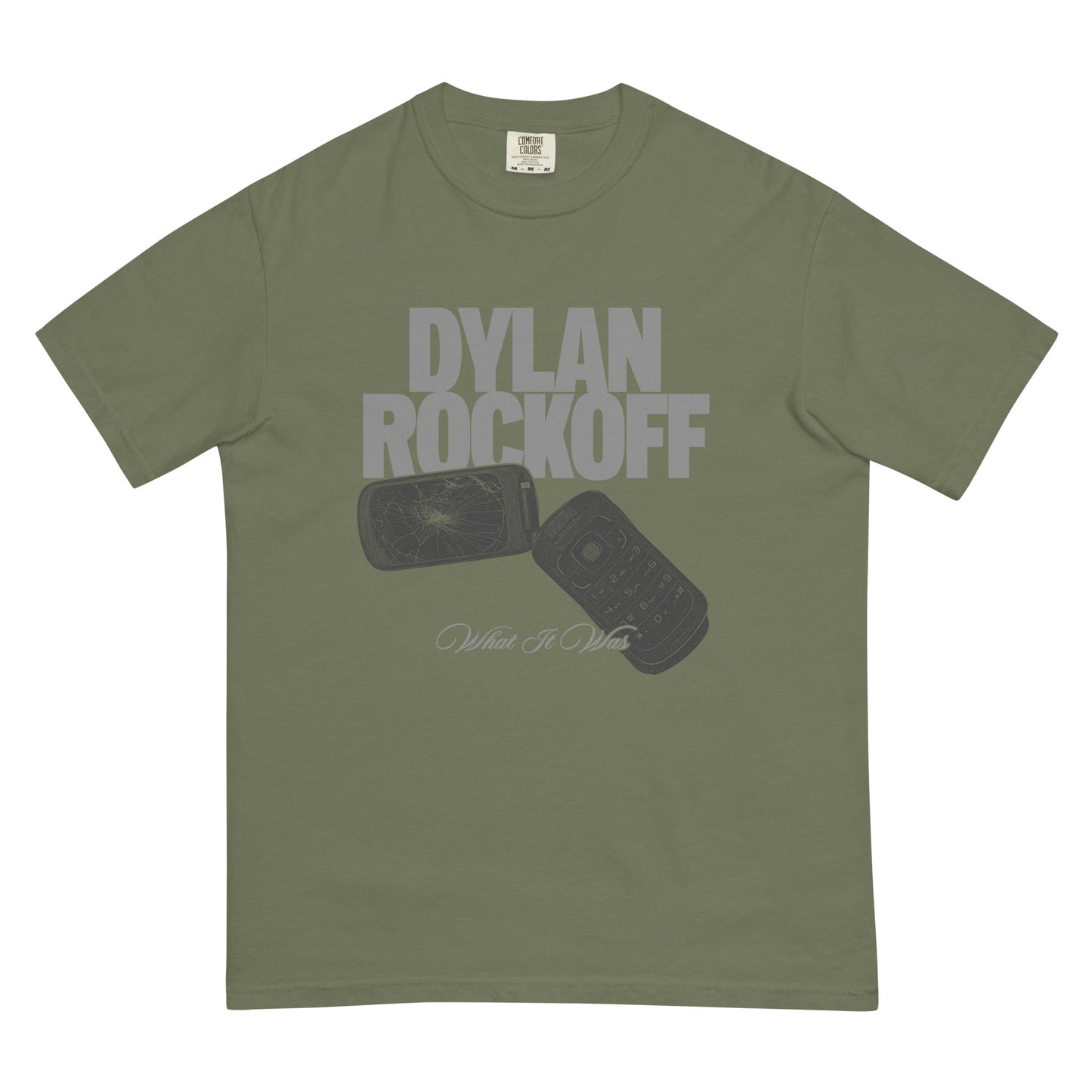 What It Was Grey Text Tee