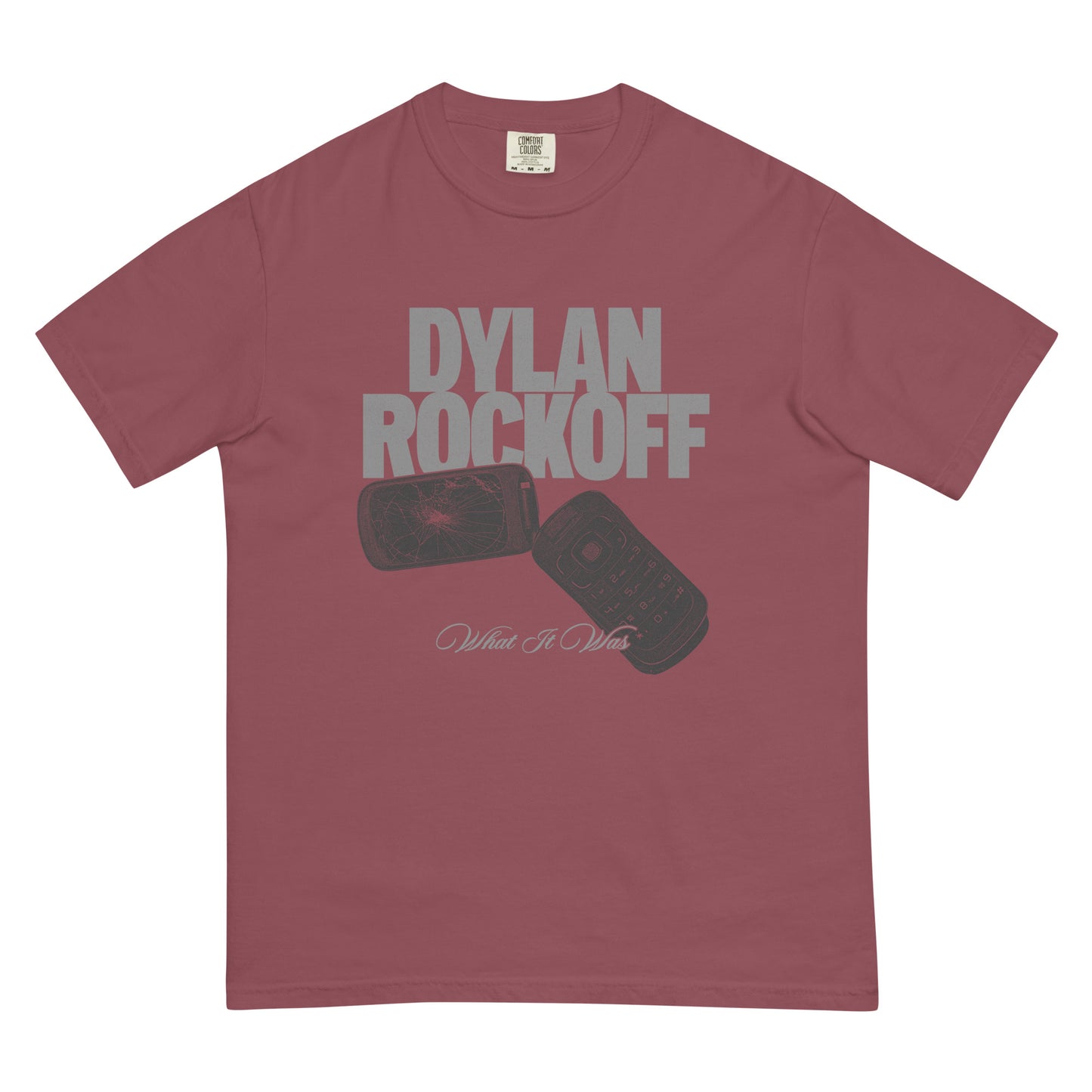 What It Was Grey Text Tee